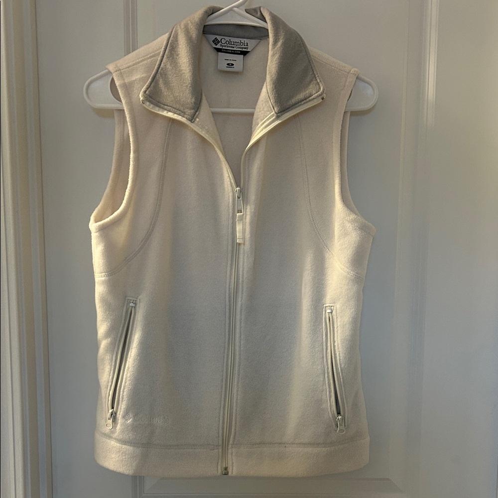 Columbia Women's Off-White Fleece Vest